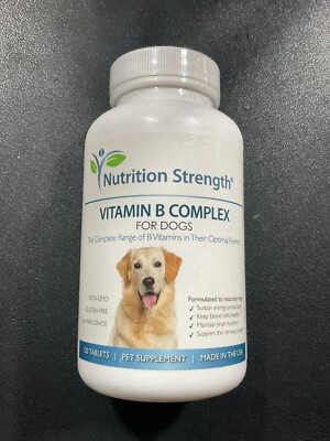Vitamin B for Dogs, Complete B Complex 120 Tablets Exp 09/2026