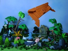 Playmobil 3666 Castle Parts DRAWBRIDGE WINCH PLATFORM Kings Medieval Knights