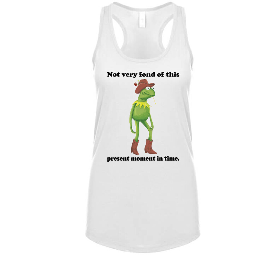 Kermit The Frog Not Very Fond Of This Present Moment In Time Cowboy T Shirt image 7