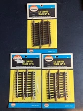 Model Power HO Scale Brass 100 Train Track MP#20 - 1/3 Curved Track 18"R 3 Packs