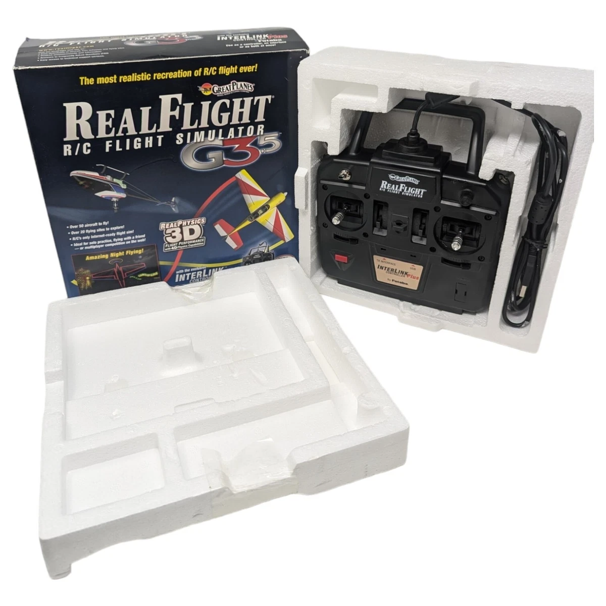 Great Planes Real Flight RC Flight Simulator G3.5 Controller w