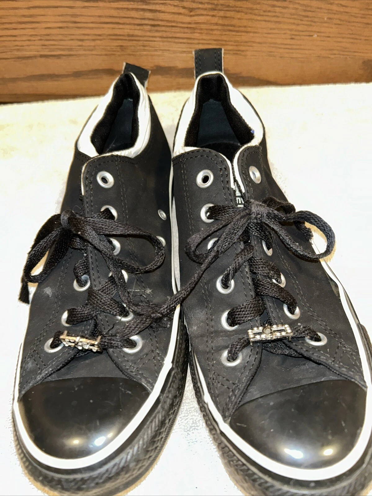 Sneakers basse Converse All Star Trampki da uomo 7 5 da donna 9 5 nere 137662C (60G) da uomo