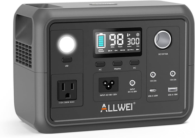 #ad Portable Power Station 300W Peak 600W Upgraded 256Wh Lifepo4 Battery Bank Sol $233.95