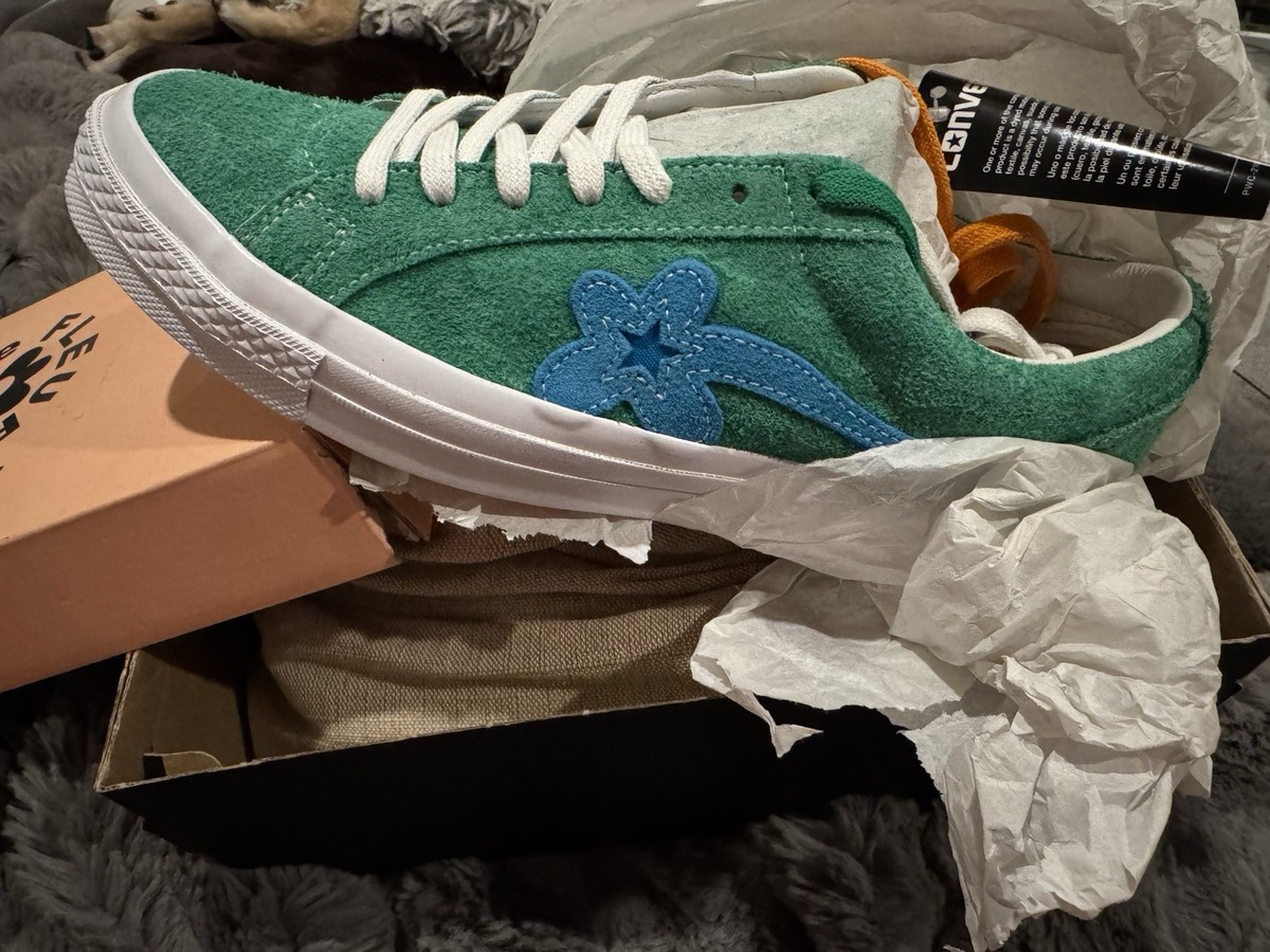 Size 9 - Golf Le Fleur x Converse One Star Ox Jolly Green for sale