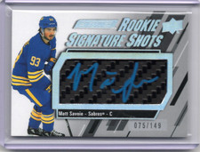 2023-24 Engrained RC Signature Shots Auto Matt Savoie #'d/149 #RSS-MS