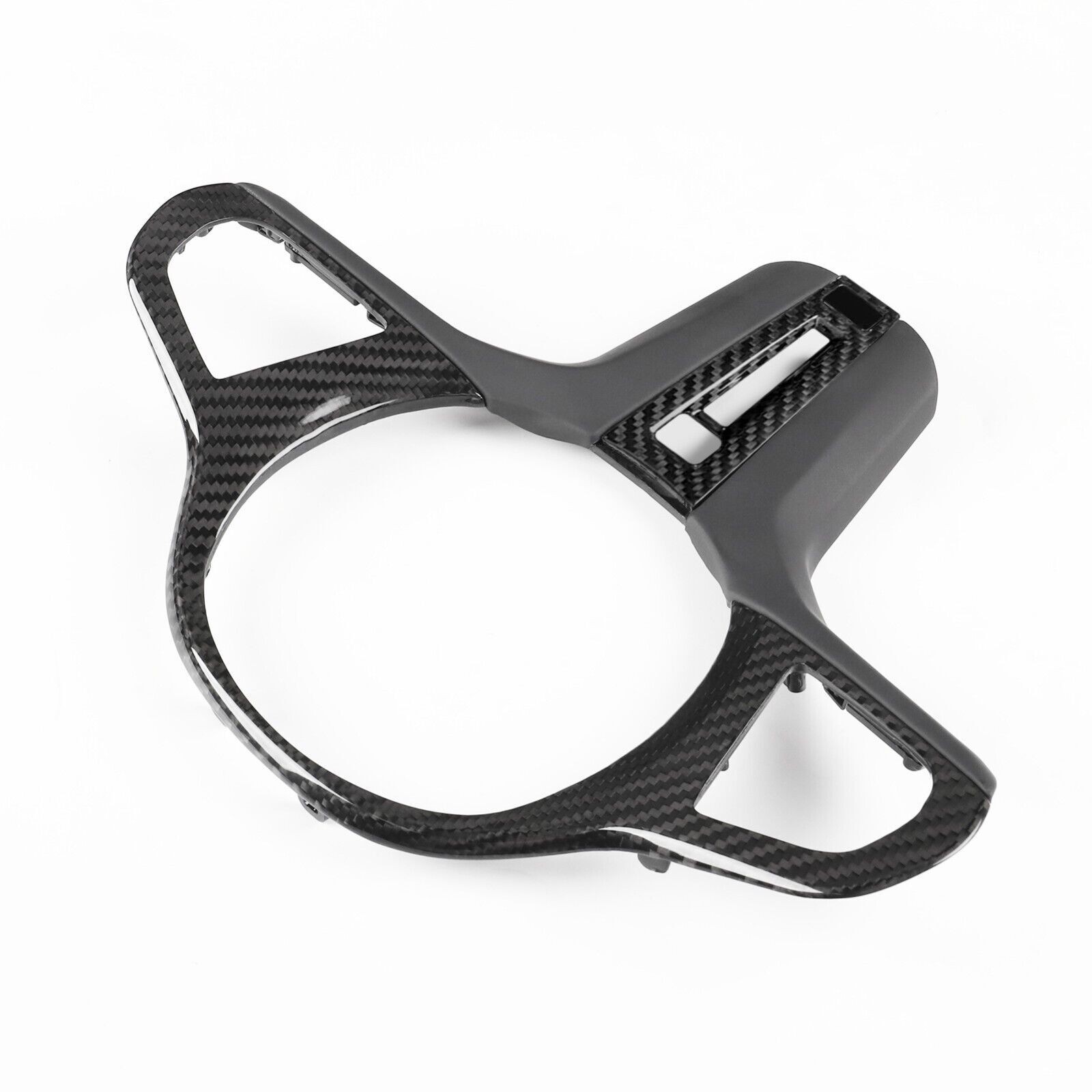 1xReal Carbon Fiber Steering Wheel Cover For BMW X3M X4M X5M X6M F95 F96 F97 F98