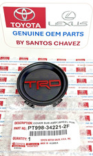 Toyota Trd Black Wheel Center Caps X1 Genuine Oem Part Pt998-34221-2f Toyota Trd Black Wheel Center Caps X1 Genuine Oem Part Pt998-34221-2f
