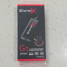 Creative Sound BlasterX G1 USB 7.1 External Sound Card Dongle 3.5mm I/O