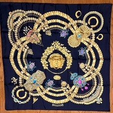 HERMES Silk Scarf "Kosmima" Carre 90 designed by Julia Abadie mint gift