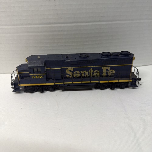 Locomotora diésel Athearn escala HO EMD SD9 Santa Fe ATSF capó azul #3459 FUNCIONA | Zustand: Used