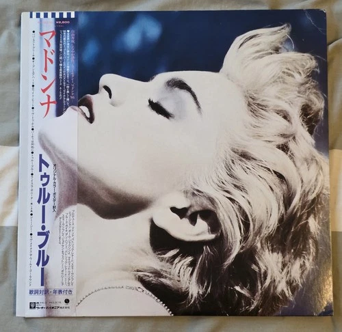 Madonna - True Blue. Japanese Release with OBI Strip and Poster