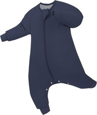 Baby Long Sleeve Sleep Bag with Feet: MIDNIGHT Size 3 - 6 Months NEW IN BOX
