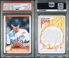 Nolan Ryan Signed PSA 10 Autograph 1991 Pacific Bloody Lip Card # 92 HOF Auto