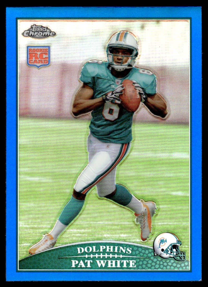 Pat White Topps Chrome #TC145 Blue Refractor
