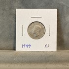 Canada 5c Nickel Coin 1949 Circulated Uncertified Collectible Five Cents — photo 1