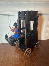 Vintage Lego 6061 Siege Tower 100% Complete No Manual/Box