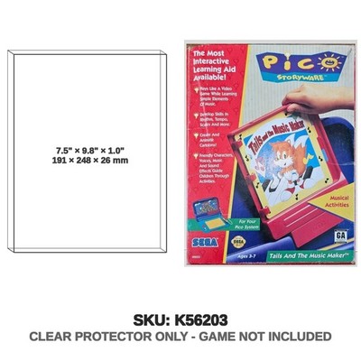 Protector For Tails and the Music Maker for Sega Pico 1994 Video Game_duplica...