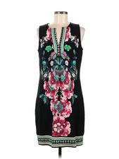 New York  Company Black cotton Multicolor Floral Sleeveless Shift Dress M