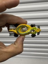 Vintage Hot Wheels Turbo Streak Yellow Speed Demons Hong Kong Diecast Car