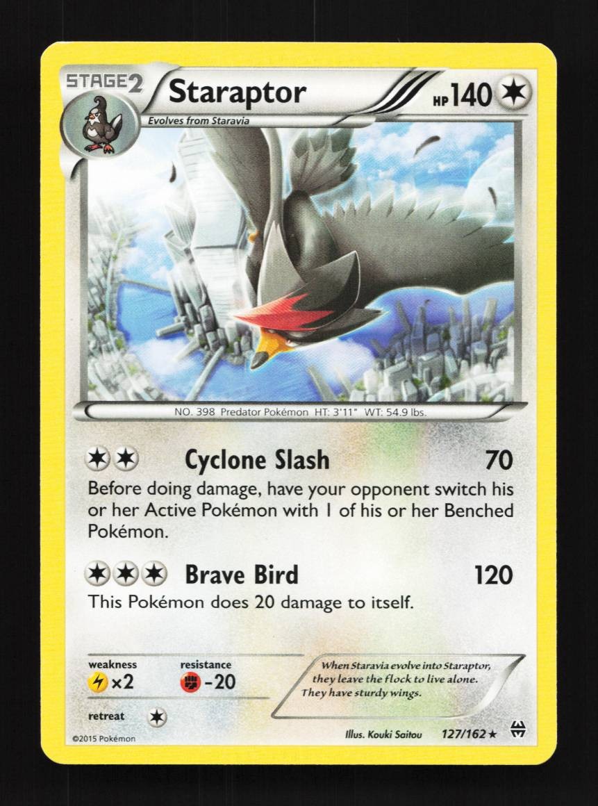 Staraptor 127/162 LP BREAKthrough English Pokemon Card TCG