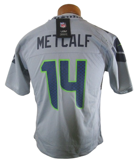 Seahawks Nfl Dk Metcalf Jersey Lime Green Autographed Seattle