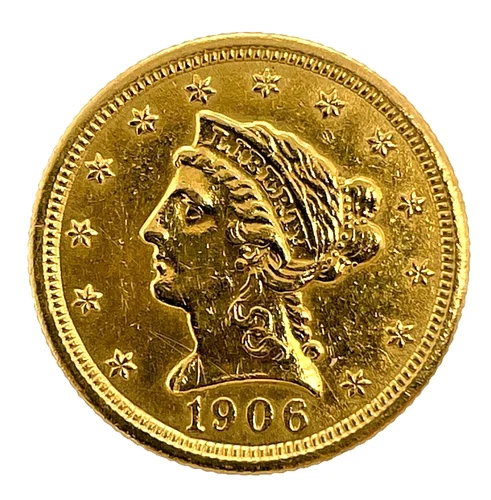 1906  $2.50 Dollar Liberty Head Quarter Eagle U.S Gold Coin ( Pre-1933)
