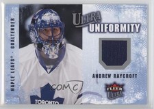 2008-09 Fleer Ultra Uniformity Andrew Raycroft #UA-AR 1o3