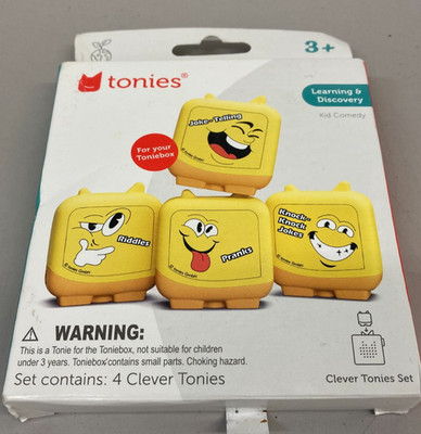 Clever Tonies Set: Kid Comedy 4pk-New for 2024 - NEW