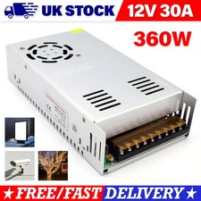 360W Transformer Switch AC 100-240V to DC 12V 30A Voltage Power Supply Converter