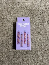 Kids Tablet Stylus 4 Pack Crayon Shape Pens Purple-BRAND NEW NOT OPENED