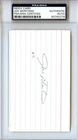 Joe Montana Signed 3x5 Index Card 49ers Vintage Rookie Era Sig PSA/DNA