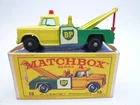VINTAGE MATCHBOX LESNEY No.13d DODGE WRECK TRUCK IN ORIGINAL BOX 1965