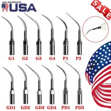 5  Dental Ultrasonic Piezo Scaler Tips fit Woodpeck EMS /DTE SATELEC Handpiece