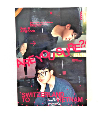 BTS Are You Sure Season 2 Jimin Jung Kook Photobook only One Size Official New