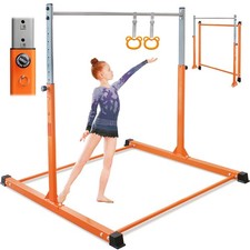 Gymnastics Bar for ,11 Levels Adjustable Height Gymnastics Equipment for Home...