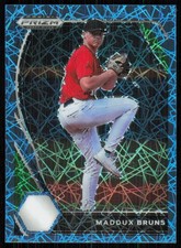 2021 Panini Prizm Draft Picks Blue Velocity Maddux Bruns #PDP29
