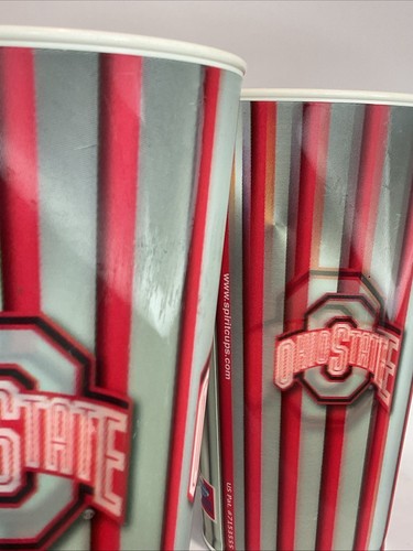 Ohio State “3D” Cups Set Of 2 - Picture 3 of 8
