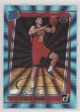 2021-22 Panini Donruss Rated Rookie Holo Teal Laser Alperen Sengun #219 9m2