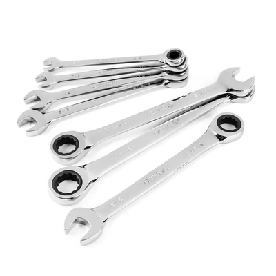 #ad HUSKY Ratcheting SAE Combination Wrench Set 7 Piece $61.14