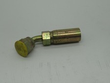 Parker 1J755-4-4 Female Seal Swivel 45 Degree Elbow For Thermoplastic Hose USED