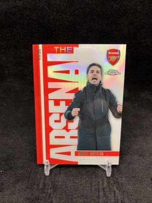 Topps Arsenal Chrome 25/26 Numbered /30 The Arsenal Insert Mikel Arteta