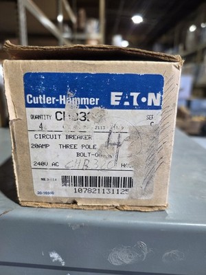 CHB320 CUTLER HAMMER NEW IN BOX (4 BREAKERS AVAILABLE) FREE SHIPPING