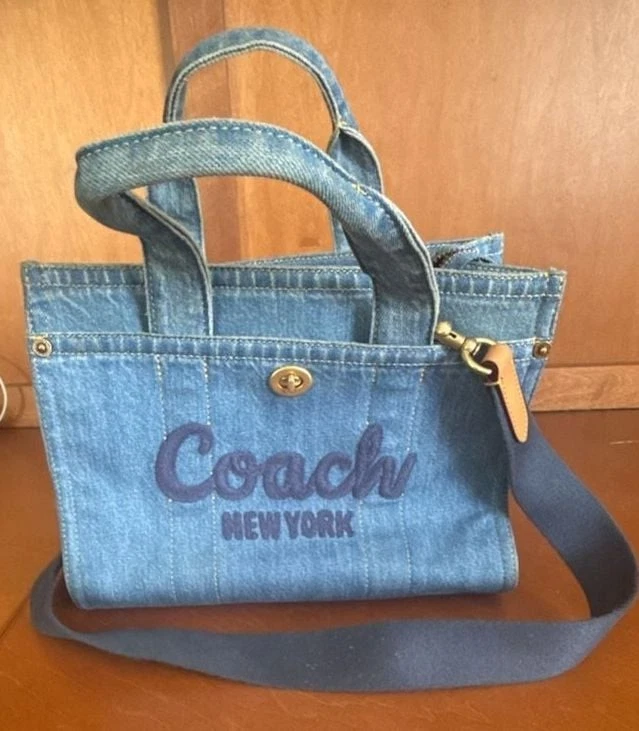 Coach Denim Exterior Tote Bags & Handbags for Women for sale | eBay