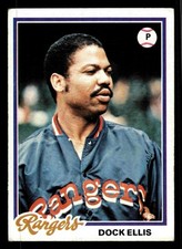 1978 Topps Dock Ellis #209 - Texas Rangers