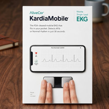 AliveCor KardiaMobile AC-009-UA-DI Pocket Single-Lead Personal EKG Recorder