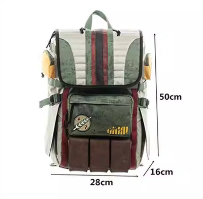 Star Wars Boba Fett Backpack Shoulder Bag High 19*13*8 Inch Schoolbag Capacity