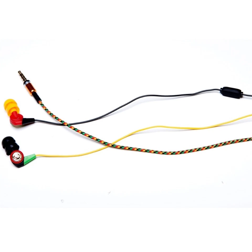 Aerial7 Neo Rasta in-Ear Headset Microfono 3,5mm Cuffie per Cellulare IPHONE MP3 - Immagine 2 di 2