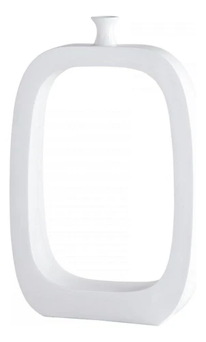 White Beyond The Pale 23.75 Inch Tall Resin Vase - Picture 1 of 1