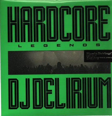 DJ Delirium Hardcore Legends Numbered Translucent Green 180g Vinyl LP