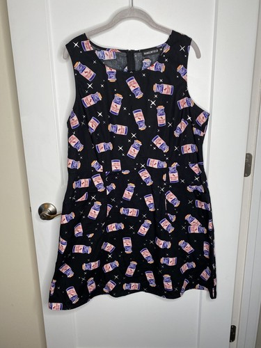 Dangerfield Anthropologie Unicorn Tears Graphic Dress Women’s Plus size 16